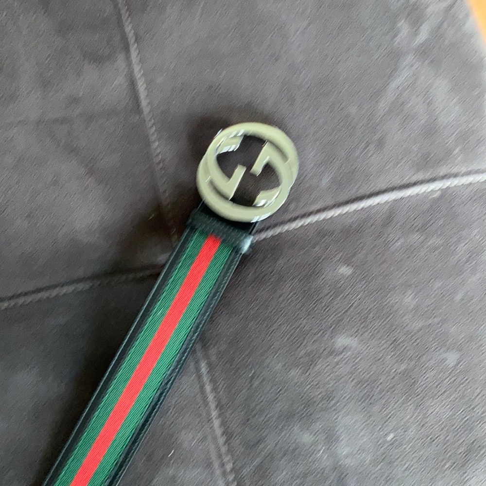 Gucci belt mildly worn